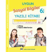 Sadık Uygun Yayınları 6. Sınıf Sosyal Bilgiler Yazılı Kitabı