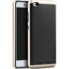 Case 4U Xiaomi Redmi 3 Hybrid Korumalı İnce Arka Kapak Altın*