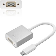 Alfais 4694 USB 3.1 Type C to VGA Adaptör Çevirici 15 Pin