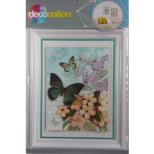 Deconation 3D Kelebeğin Rüyası Çerçeve Sitcker
