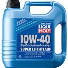 Liqui Moly Super Leichtlauf 10W-40 4 Litre Motor Yağı (Üretim Yılı: 2023)