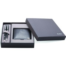 Scrikss Dr 204 38 Dk + Tük Siyah Krom + Hakiki Deri Cüzdan Siyah