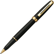 Sheaffer 346-1 Prelude Siyah Mat Gövde Ve Kapak ,Altın Kaplama Klips Roller