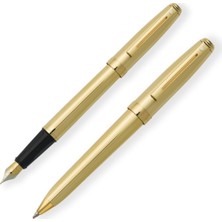 Sheaffer 368 Prelude Burgulu Altın Dolma + Tükenmez Kalem Seti Sheaffer Prelude Seti