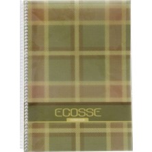 Keskin Color Ecosse A4 100Yp Kareli Pp Kapak Spiralli Defter