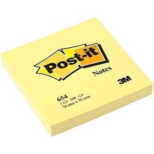 Post-It 654 Not Kağıdı 76 x 76 Mm 100 Yaprak