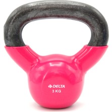 Delta 3 Kg. Çaydanlık Tipi Fuşya Dambıl - Kettlebell