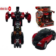 Kkd Transformers Robot Araba Çek Bırak Oyuncaklar - Robota Dönüşen Araba