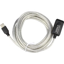 Alfais 4636 Aktif USB Uzatıcı Uzatma Kablosu 5 Metre