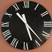 Markakanvas Ahşap Yuvarlak Duvar Saati