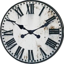 Markakanvas Ahşap Yuvarlak Duvar Saati