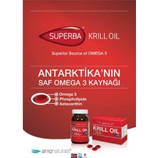 Aniqnaturals Superba Krill Oil Yağı Cam Şişe 730 Mg 60 Softgel