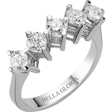 Bella Gloria 1,21ct Pırlanta Beştaş Alyans (AL15010)