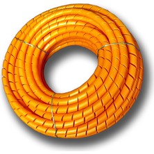Sumergroup Kablo Sarıcı Koruyucu Spiral Rulo No: 7 - 25 Mm Rulo Turuncu 50 Mt