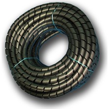 Sumergroup Kablo Düzenleyici Koruyucu Spiral No: 7 - 25 Mm Rulo Siyah 50 Mt