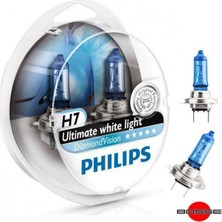 Tvet Philips H7 Diamond Vision Ampül 12V 55W 5000K 12972Dvs2