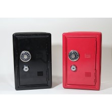 Klc Metal Kilitli Kasa Kumbara Siyah