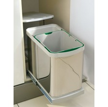 Starax 2395-Tls. Raylı Paslanmaz Gövde Çöp Kovası