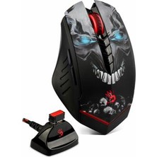 Bloody R80 GHOST LK Optik Multi Core Metal Ayak 4000CPI Şarjlı Kablosuz + Kablolu Oyuncu Mouse