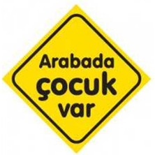 Automix Arabada Çocuk Var Vantuzlu