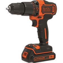 Black & Decker BDCHD18KB-QW 18V/1.5Ah Li-ion Çift Akülü 2 Vitesli Darbeli Matkap