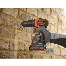 Black & Decker BDCHD18KB-QW 18V/1.5Ah Li-ion Çift Akülü 2 Vitesli Darbeli Matkap