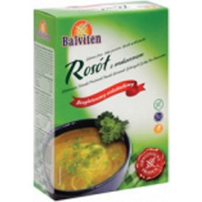 Balviten Rosot 2 Makaronem Glutensiz Düşük Proteinli Tavuk Aramolı Şehriye Çorbası 2x28g