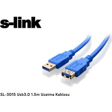 S-Link Sl-3015 S-Lınk 1.5 Metre Usb 3.0 Uzatma Kablosu.