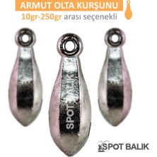 Spotbalık Armut Kurşun 10G-250G Arası Olta Kurşunu