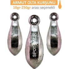 Spotbalık Armut Kurşun 10G-250G Arası Olta Kurşunu