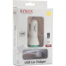 Syrox iPhone Uyumlu Lightning Araç Şarj Aleti