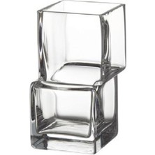 Paşabahçe İki Katlı Görünümlü Vazo Denizli Cam