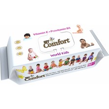 My Comfort Islak Bebek Mendili 80 Adet Kapaklı + My Comfort Bebek Kulak Temizleme Çubuğu 60 Adet