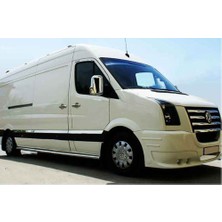Spider Volkswagen Crafter Yan Kapı Çıtası 10 Parça Paslanmaz Çelik Extra Uzun 2006-2011 Modeller