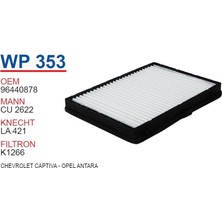 Wunder 6'lı Paket Chevrolet Captiva - Opel Antara Polen Filtresi Oem No: 96440878