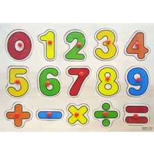 Wooden Toys Ahşap Tutmalı Puzzle - Matematik İşlemleri