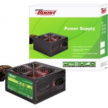 PowerBoost BST-ATX250R 250w 12cm Kırmızı Fanlı ATX Power Supply