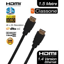 Classone CHDMI 1.4v 1.5 Metre HDMI Kablo