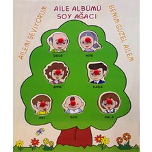 Onyıl Ahşap Tutmalı Puzzle - Aile Albümü Soy Ağacı
