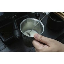 Cappucino Mixer Çok Amaçlı Pilli Mini Mixer Kahve Süt Köpürtücü Karıştırıcı