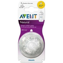 Philips Avent Natural Biberon Emziği, 1 Delik, Yenidoğan