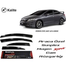 Sunplex Honda Civic 2007-2012 Model 4 Lü Sunplex Cam Rüzgarlıgı