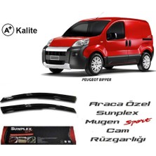 Sunplex Peugeot Bipper Sunplex Mugen Tip 2'Li Cam Rüzgarlığı