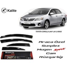 Sunplex Toyota Corolla 2007-2012 Sunplex Mugen Tip 4'Lü Cam Rüzgarlığı