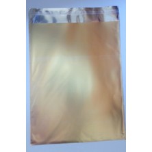 San Metalize Hediyelik Ambalaj Poşeti Sarı Renk 25X35 Cm