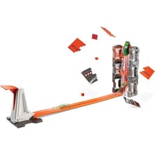 Hot Wheels Track Builder Bloklu Mega Yıkım Yarış Seti Dww96