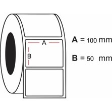 Kalite Barkod - 50x100 Termal Barkod Etiketi 10 Rulo 5.000 adet