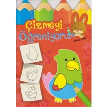 Parıltı Yayıncılık - Çizmeyi Öğreniyorum Kırmızı Kitap - Cuberdon Books