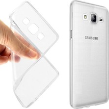 Microcase Samsung Galaxy J3 2016 Ultra İnce Silikon Kılıf+Tempered Glass