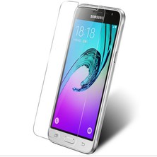 Microcase Samsung Galaxy J3 2016 Ultra İnce Silikon Kılıf+Tempered Glass